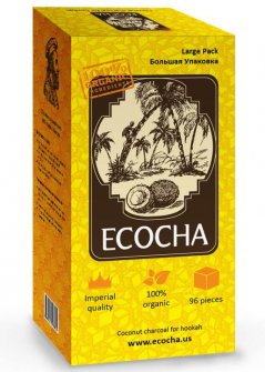 Уголь кокосовый Ecocha 1 кг