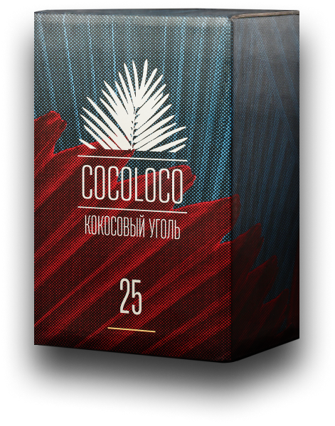Уголь кокосовый Cocoloco 1 кг