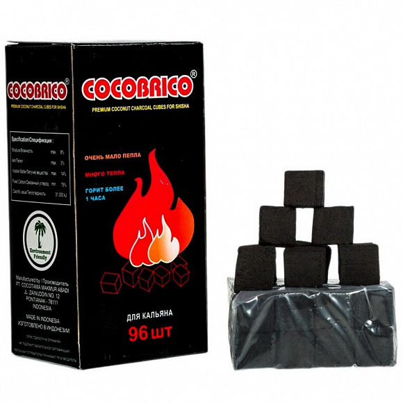 Уголь кокосовый Cocobrico 1 кг