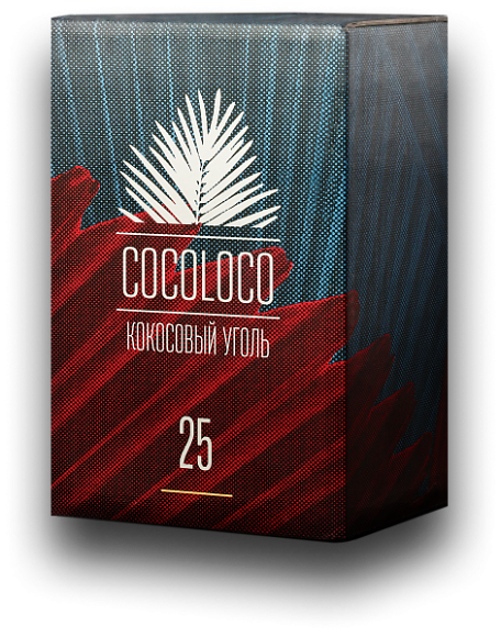 Уголь кокосовый Cocoloco 1 кг
